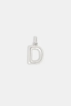 Mini Polished Balloon Letter Pendant - 20mm