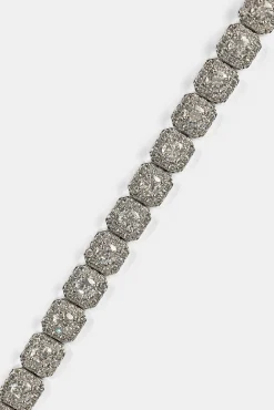 10mm Clustered Tennis Bracelet