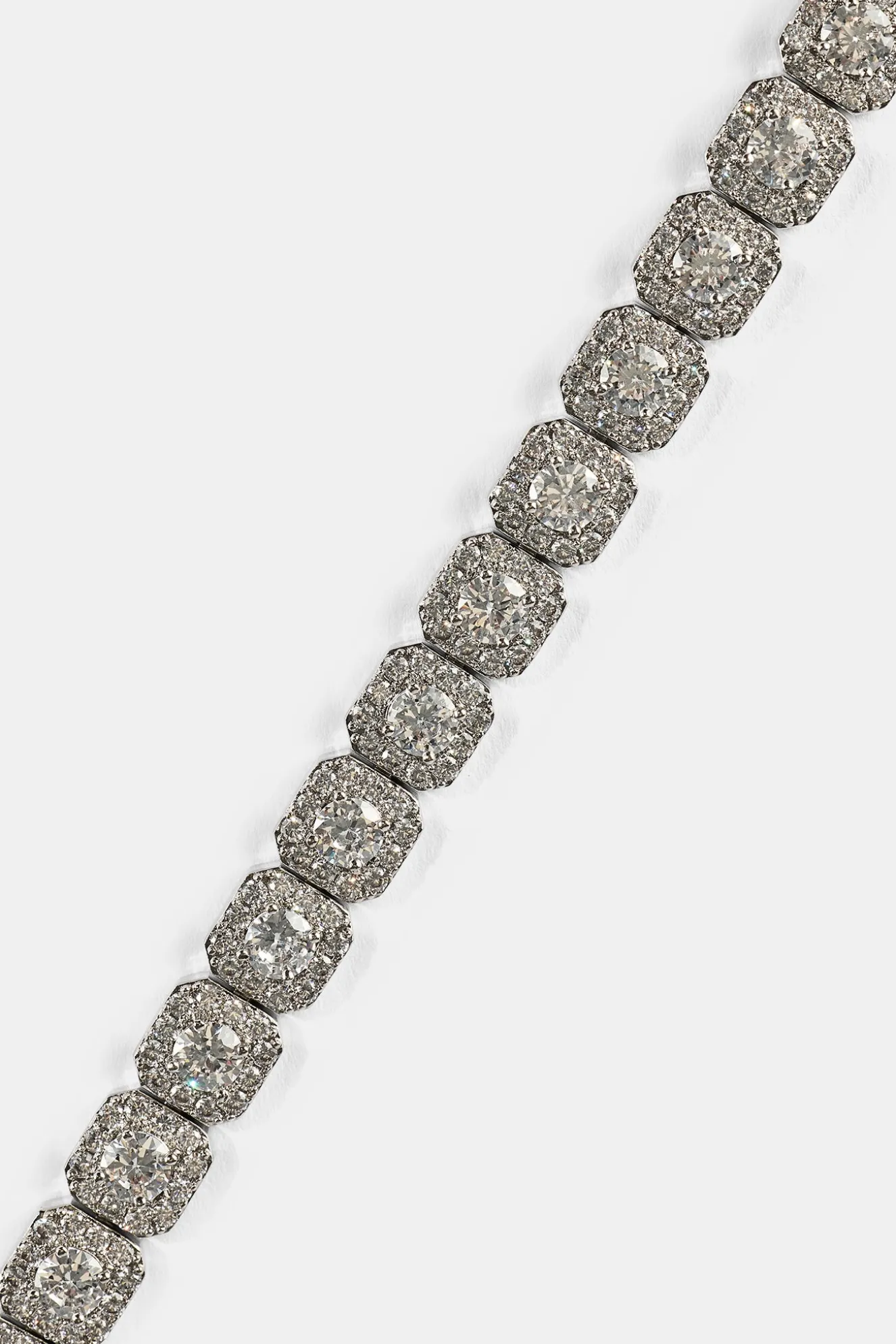 10mm Clustered Tennis Bracelet