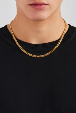 5mm Miami Cuban Chain - Gold