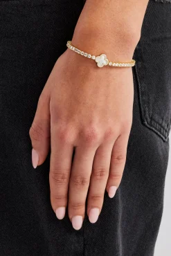 Motif Mother of Pearl Tennis Bracelet - 3mm