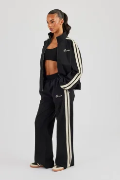 Nylon Taping Jogger - Black