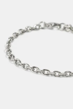 Polished Anchor Bracelet - 5mm - White