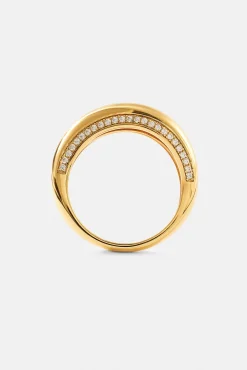 Polished Asymmetrical Band Ring - 5mm