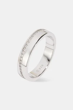 Polished & Iced Mix Ring - 5mm