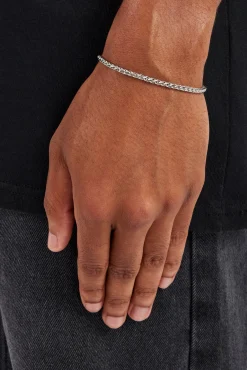 Polished Wheat Link Bracelet - 3mm