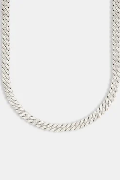 Prong Cuban Chain - 8mm - White