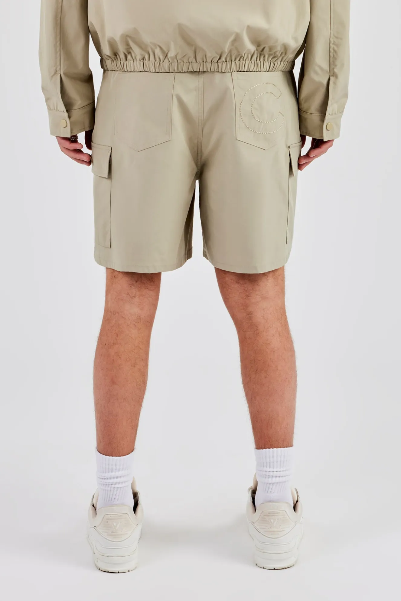 Relaxed Cargo Short - Stone