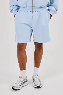 Relaxed Jersey Short - Light Blue