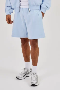 Relaxed Jersey Short - Light Blue