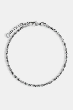 Rope Bracelet - 3mm - White