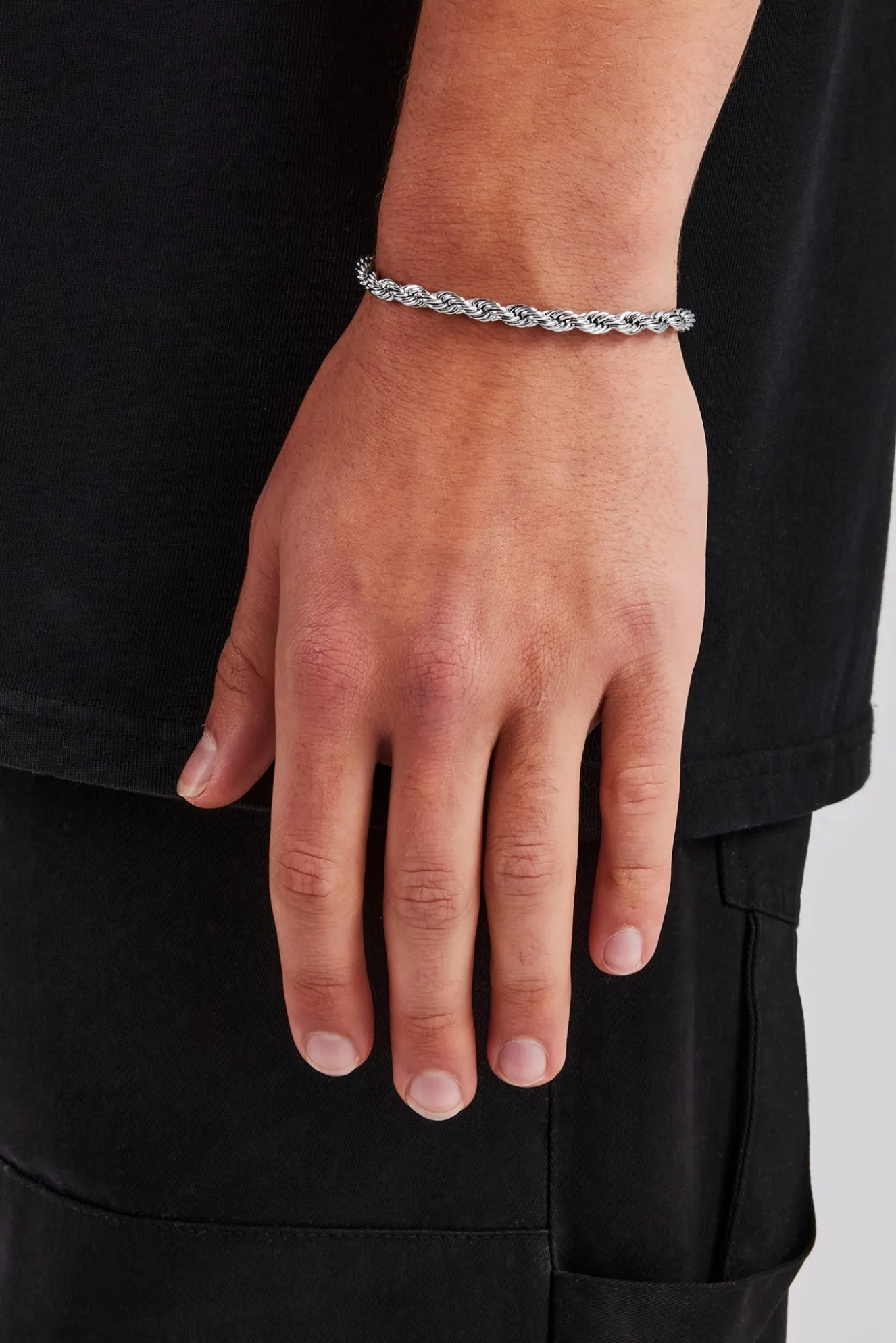 Rope Bracelet - 5mm - White