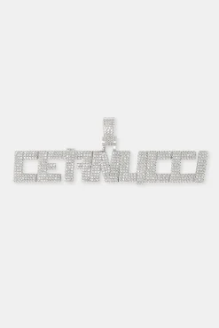Samurai Font Pendant - 15mm