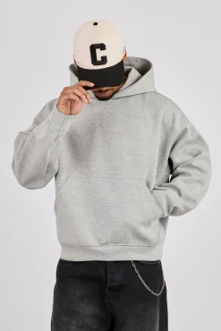 Scuba Boxy Hoodie - Grey