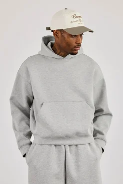 Scuba Boxy Hoodie & Jort - Grey