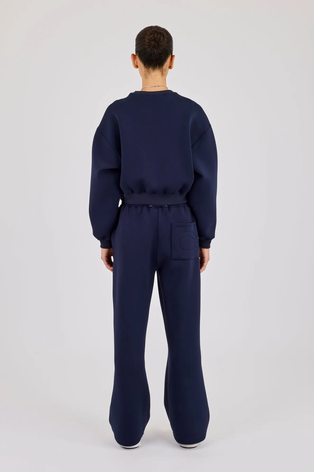 Scuba Boxy Sweatshirt & Baggy Jogger - Navy