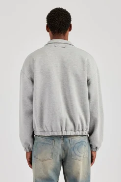 Scuba Funnel Neck Jacket - Grey