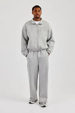 Scuba Funnel Neck Jacket - Grey