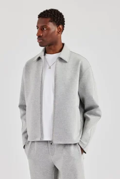Scuba Harrington Jacket - Grey