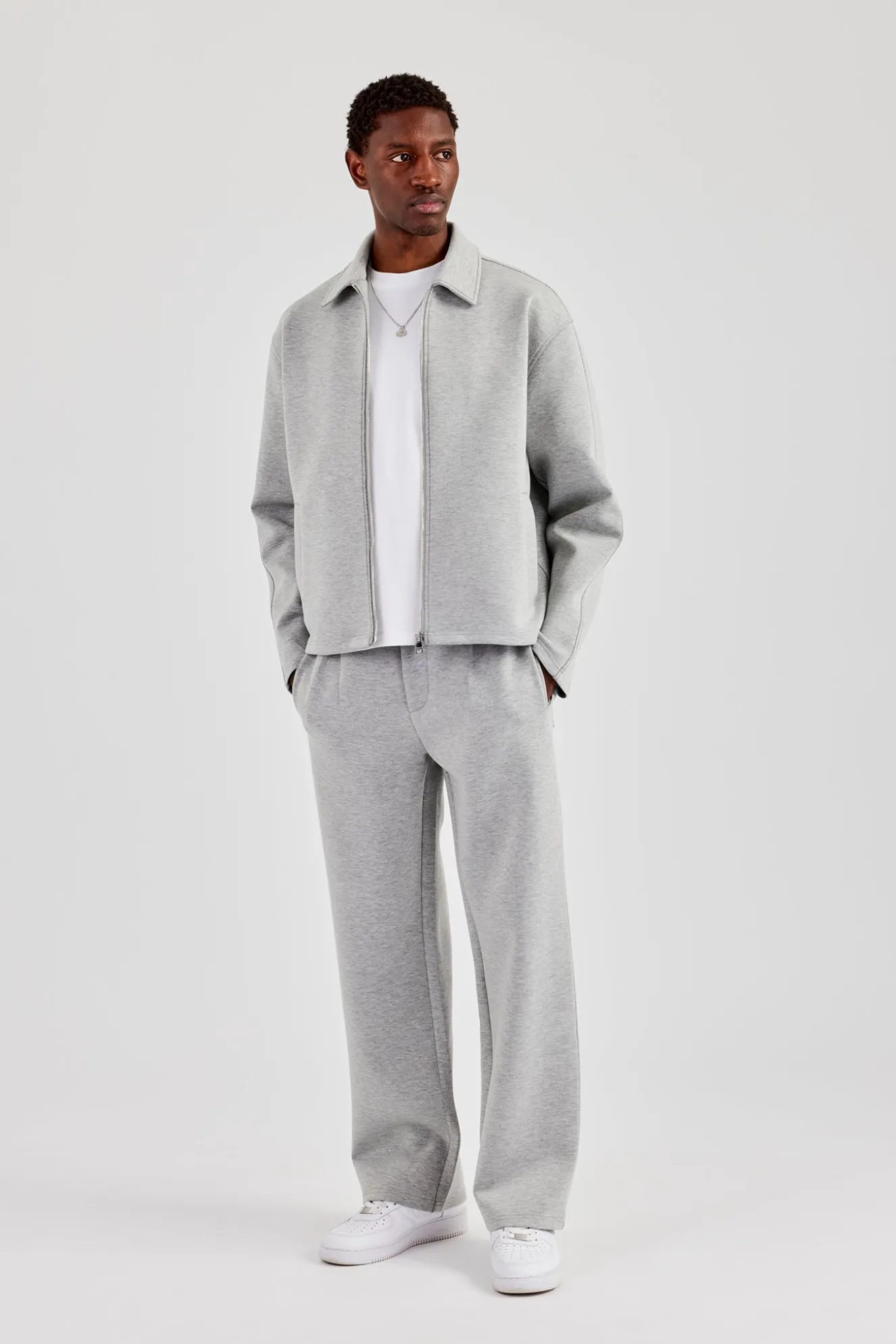 Scuba Harrington Jacket & Trouser - Grey