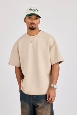 Scuba Oversized T-Shirt - Stone