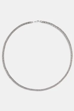 Square Cuban Chain - 5mm - White