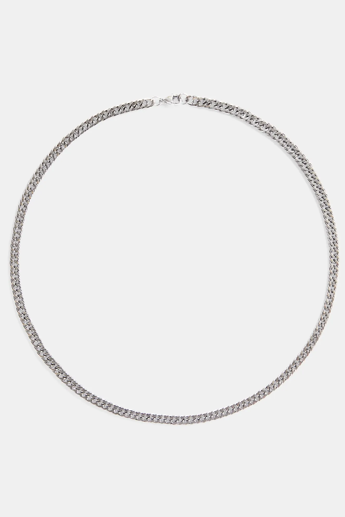 Square Cuban Chain - 5mm - White