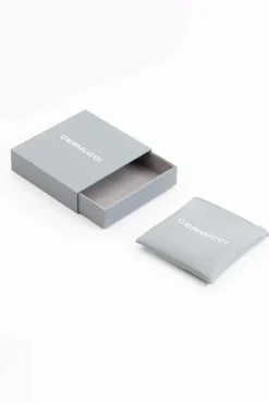 Square Cut Stud Earrings - 6mm - White