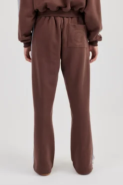 Studios Taping Wide Leg Jogger - Chocolate