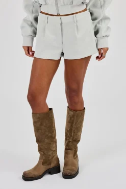 Suede Micro Short - Light Blue