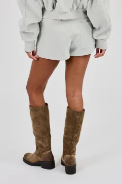 Suede Micro Short - Light Blue