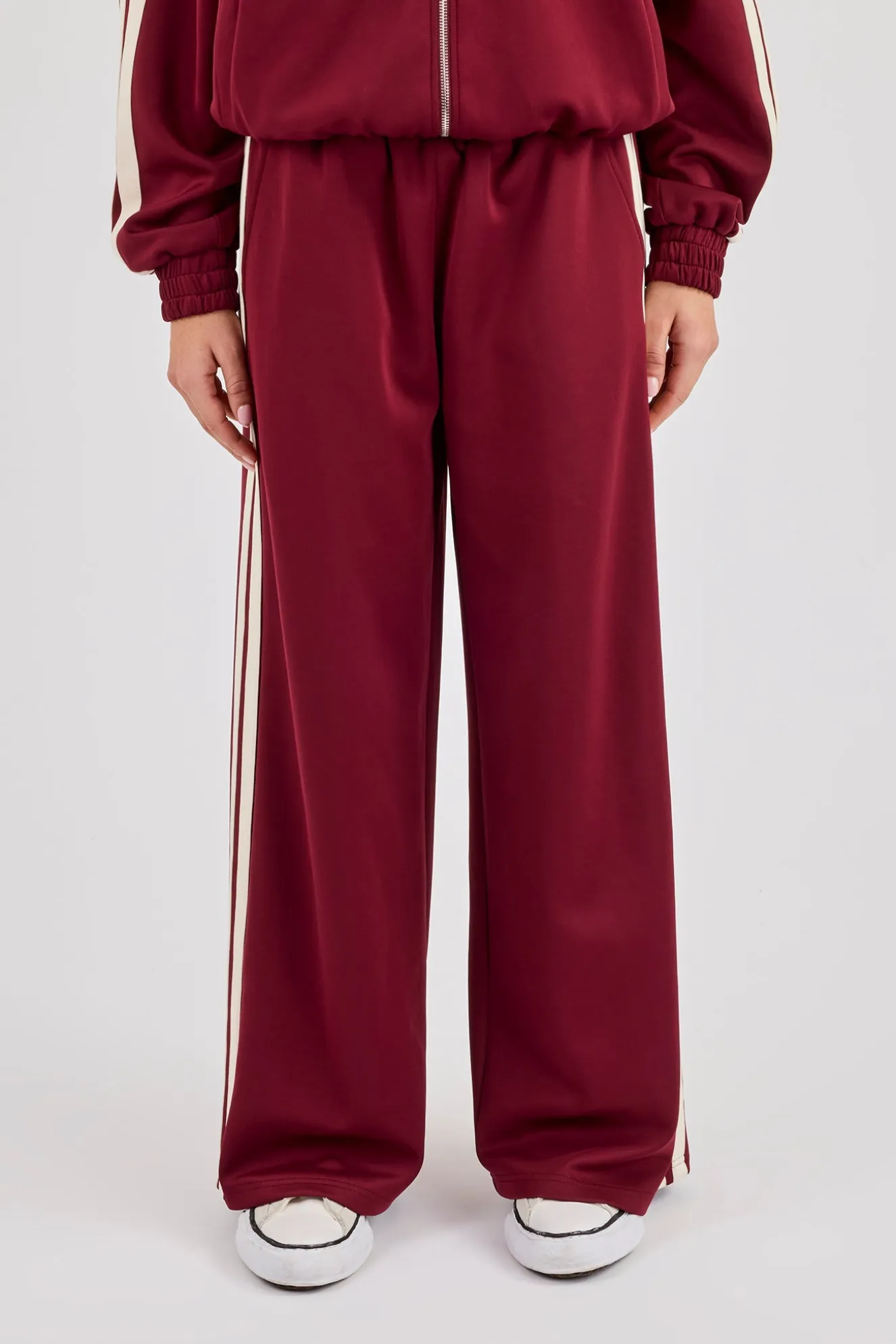 Super Baggy Taping Pant - Burgundy
