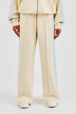 Taping Wide Leg Pant - Butter Yellow