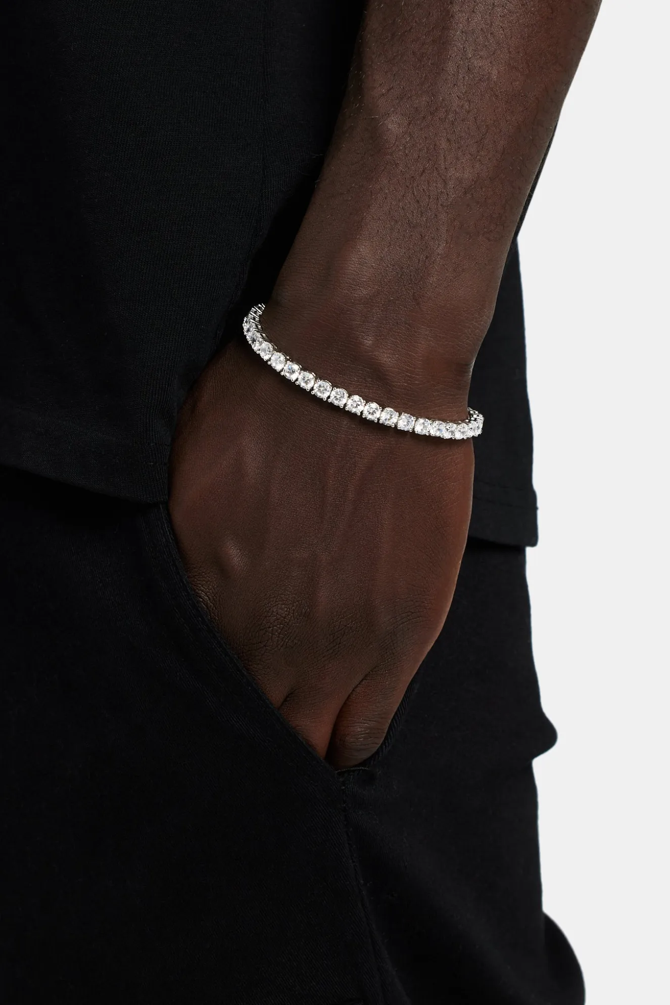 Tennis Bracelet - 5mm - White