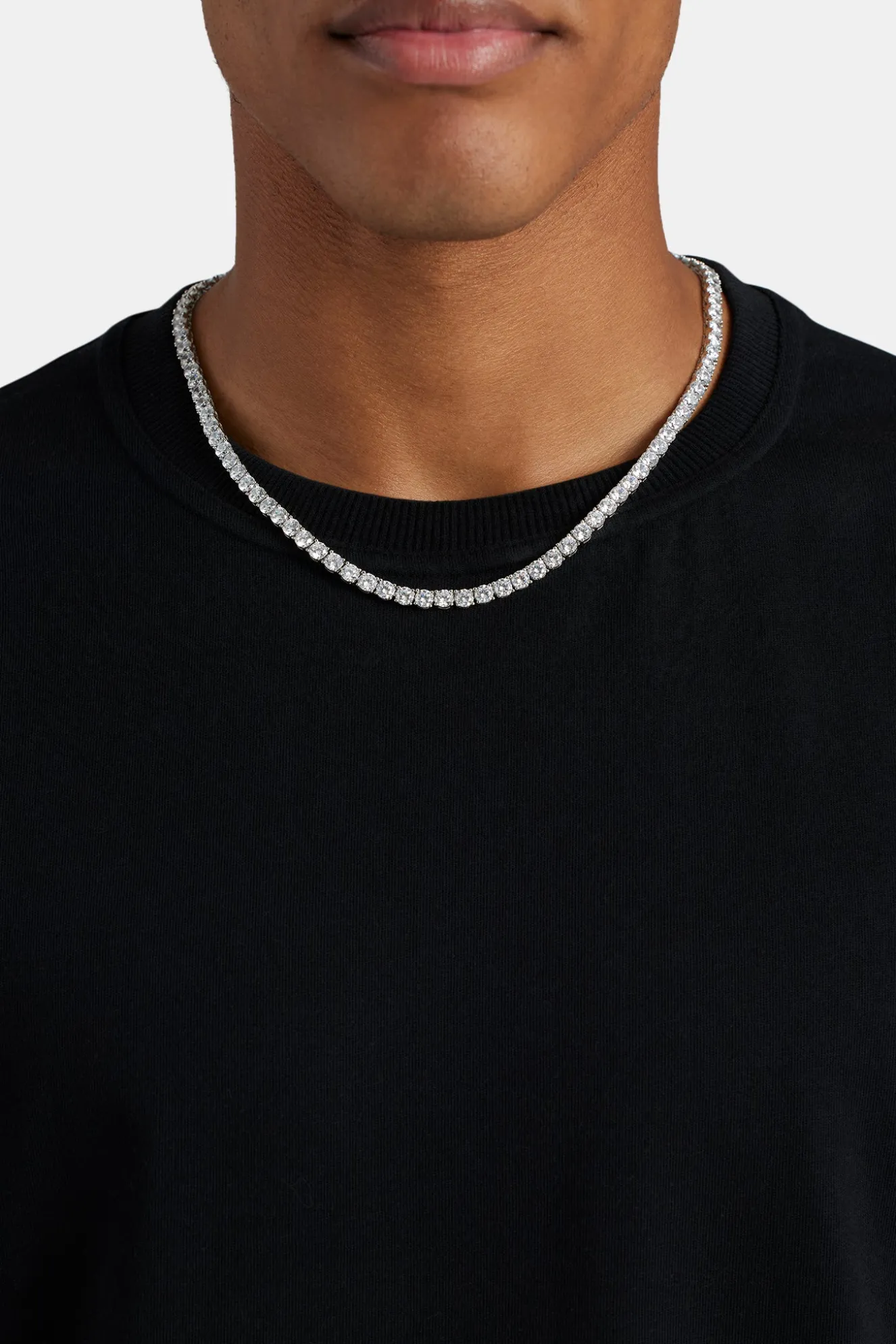 Tennis Chain - 5mm - White