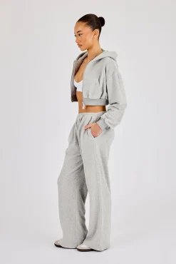Towelling Relaxed Jogger - Grey