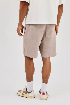 Waffle Relaxed Short - Stone