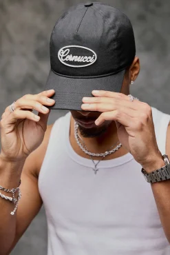 Washed Logo Cap - Washed Black