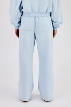Wide Leg Jogger - Powder Blue