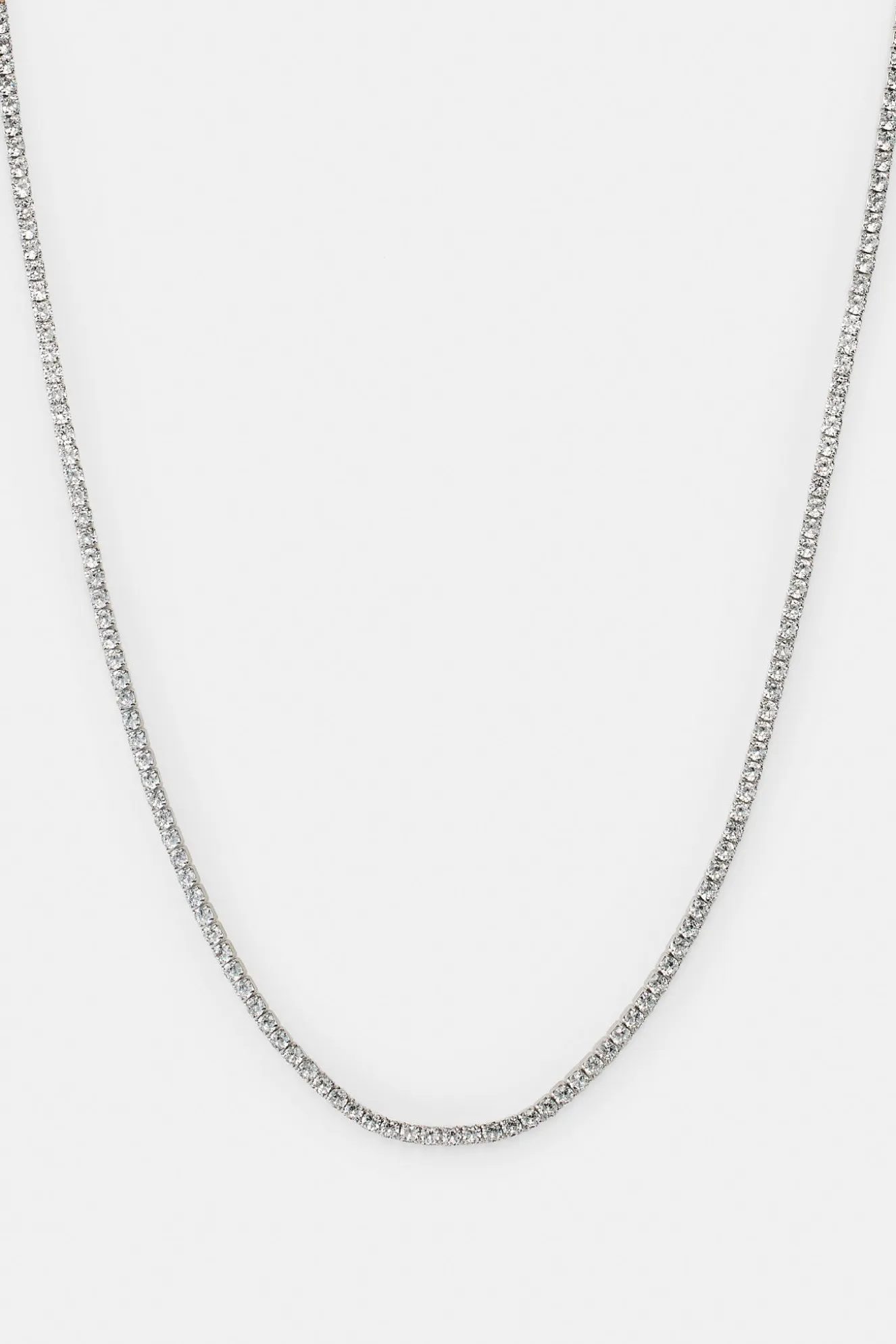 Womens 2.5mm Micro Tennis Chain
