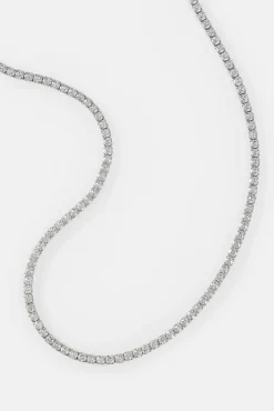 Womens 2.5mm Micro Tennis Chain