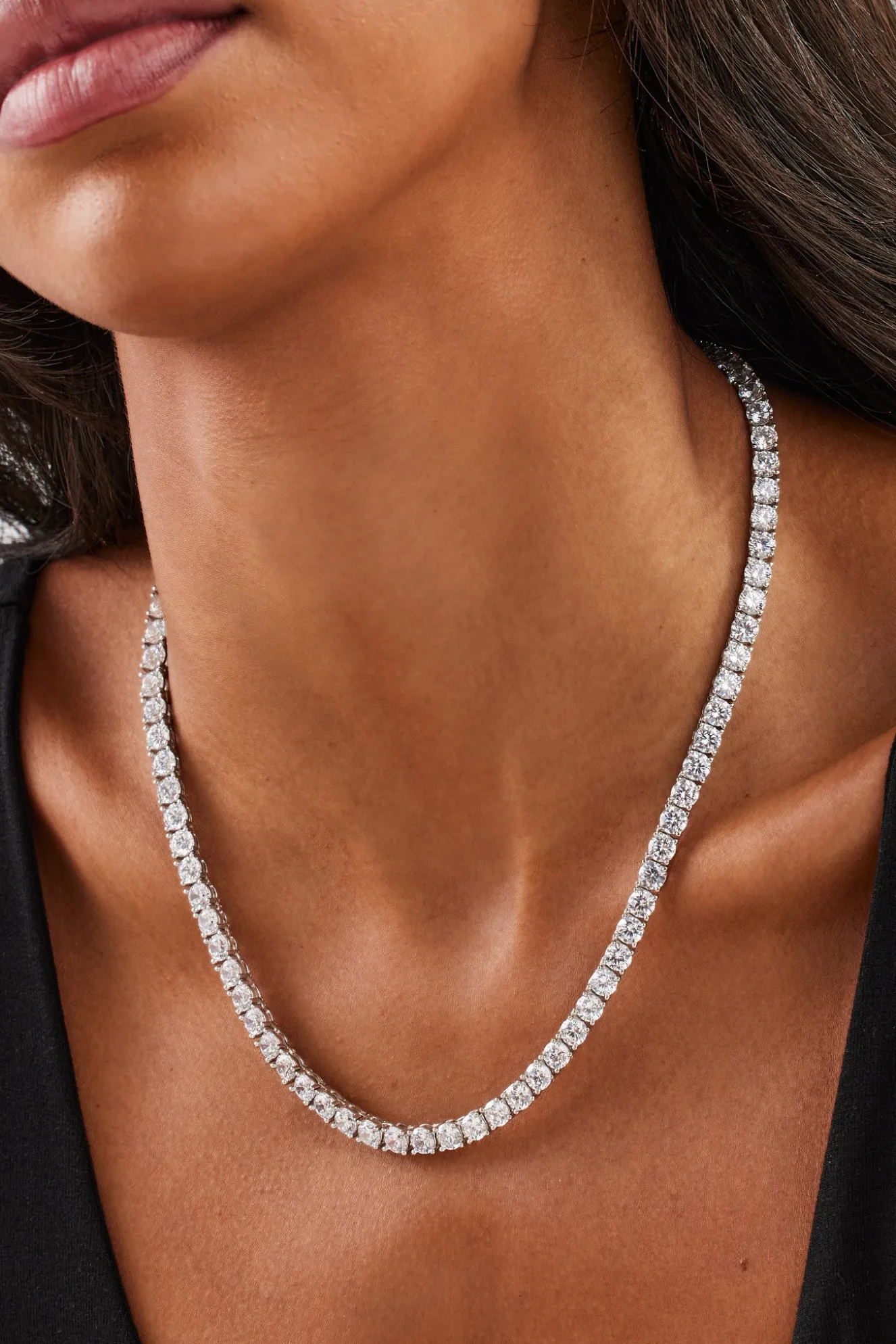 Womens 5mm Tennis Chain